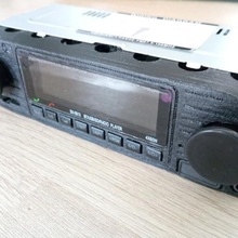 1din Bluetooth USB macchina Radio pannello facciata stereo mp3 sd guado capri mk2 3d print model - Mito3D