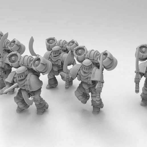 1ksons occult blade cabal tzaangors proxies game toy accessories thousand sons minis mini magnusdidnothingwrong csm chaos all dust 3D print model - Mito3D
