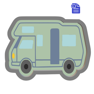 1pc camper furgone bagno bomba muffa 1 pc pezzo parte piatto vassoio campeggio trailer caravan rv motore casa Casa veicolo 3d print model - Mito3D