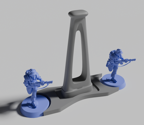 2'' social distanciador 25mm bases juego matar equipo aaaaaaaaaaaaaaaaaaaaaaargh 3d print model - Mito3D