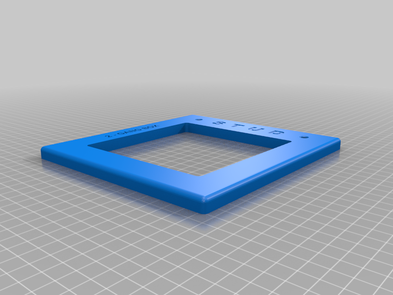 2 gang elektrisch Box ausgeschnitten Vorlage Auslauf 3d Drucken 3D print model - Mito3D