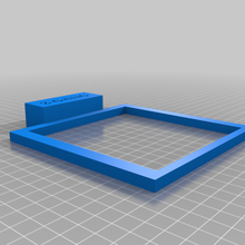 2-gang outlet template level shelf tool tools 3d print model - Mito3D