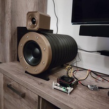 2-way loudspeaker hifi stereo 3d print model - Mito3D