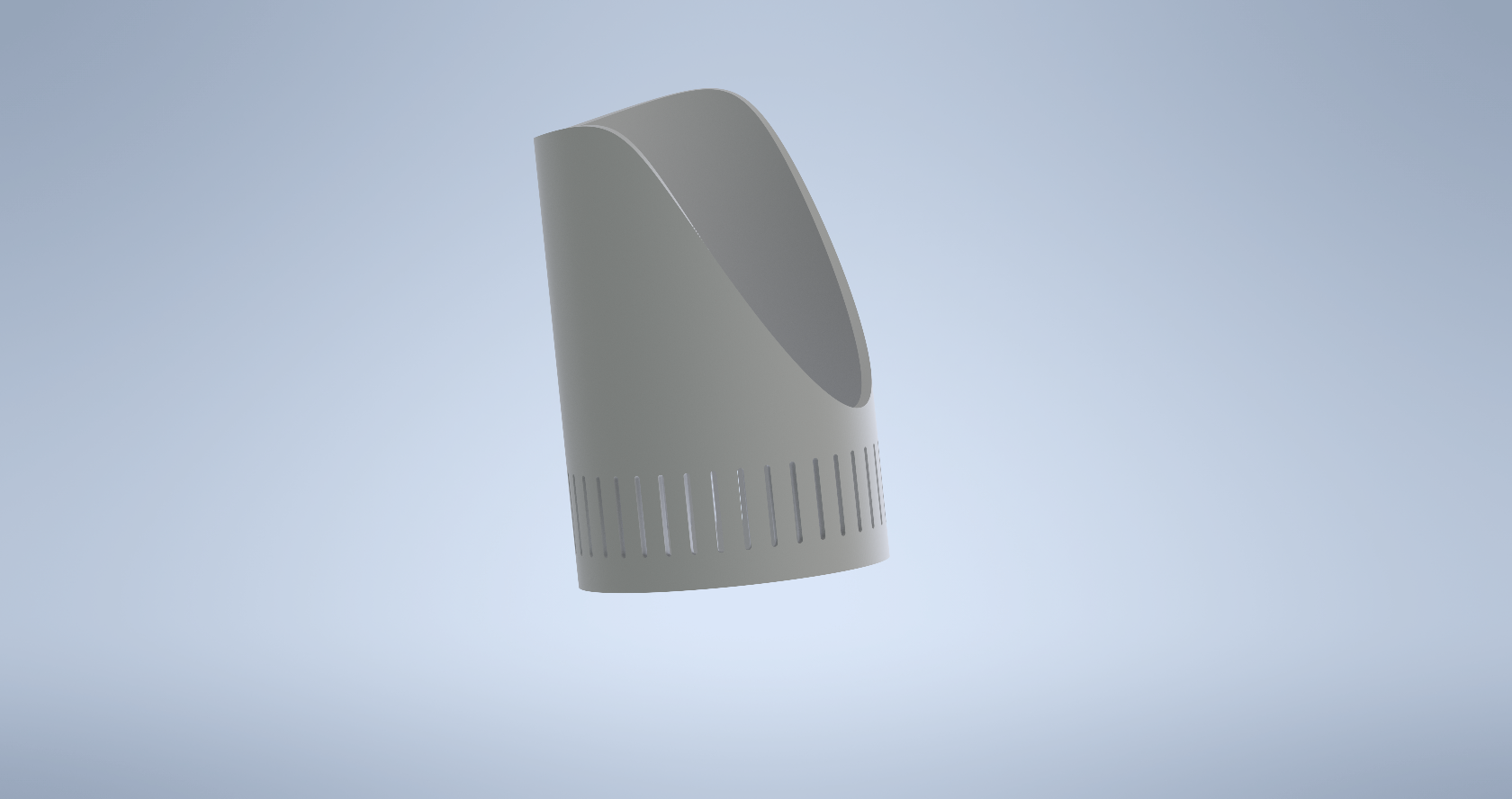 225 Schlauch 45 Grad Einkerbung leiten Tube Auspuff Notcher bewältigen Bewältigung 3D print model - Mito3D