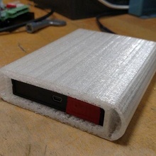 25 externo dirigir caso bainha siig disco rígido sata USB recinto computador 3d print model - Mito3D