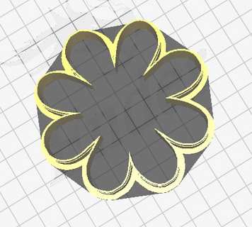 25 flower cookie cutter cookie bake cookie cutter cookiecutter cutter flower baking  3d print model - Mito3D
