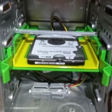 25 hdd ssd adaptör pc kule araç 2 5 raf zor disk Çekmece 3d print model - Mito3D