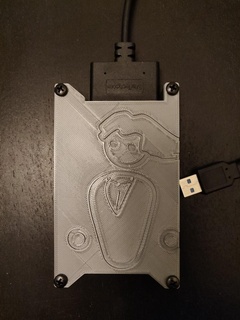 25 inch hard drive case enclosure 3d print model - Mito3D
