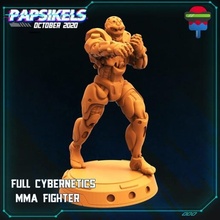 299 cibernético MMA lutador jogos 3d print model - Mito3D