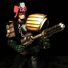 2000ad judge dredd stub gun 1 6 scale threea figure model stubgun toy_game_accessories 3d print model - Mito3D