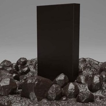 2001-Odyssee im Weltraum - monolith-Szene Kunst Kreaturen scifi Landschaft monolith klassische 3d print model - Mito3D