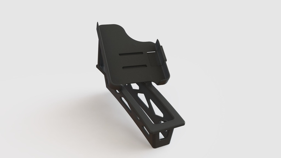 2006-2010 dodge charger phone holder 3d print model - Mito3D