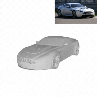 2010 Aston Martin v12 avantage 2010 Aston Martin v12 avantage 3d print model - Mito3D