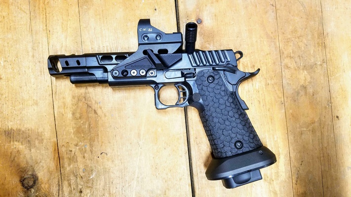 2011 arma corrida pistola mofo is real tamanho varredura coldre kydex fogo armas suporte 3d 3d print model - Mito3D