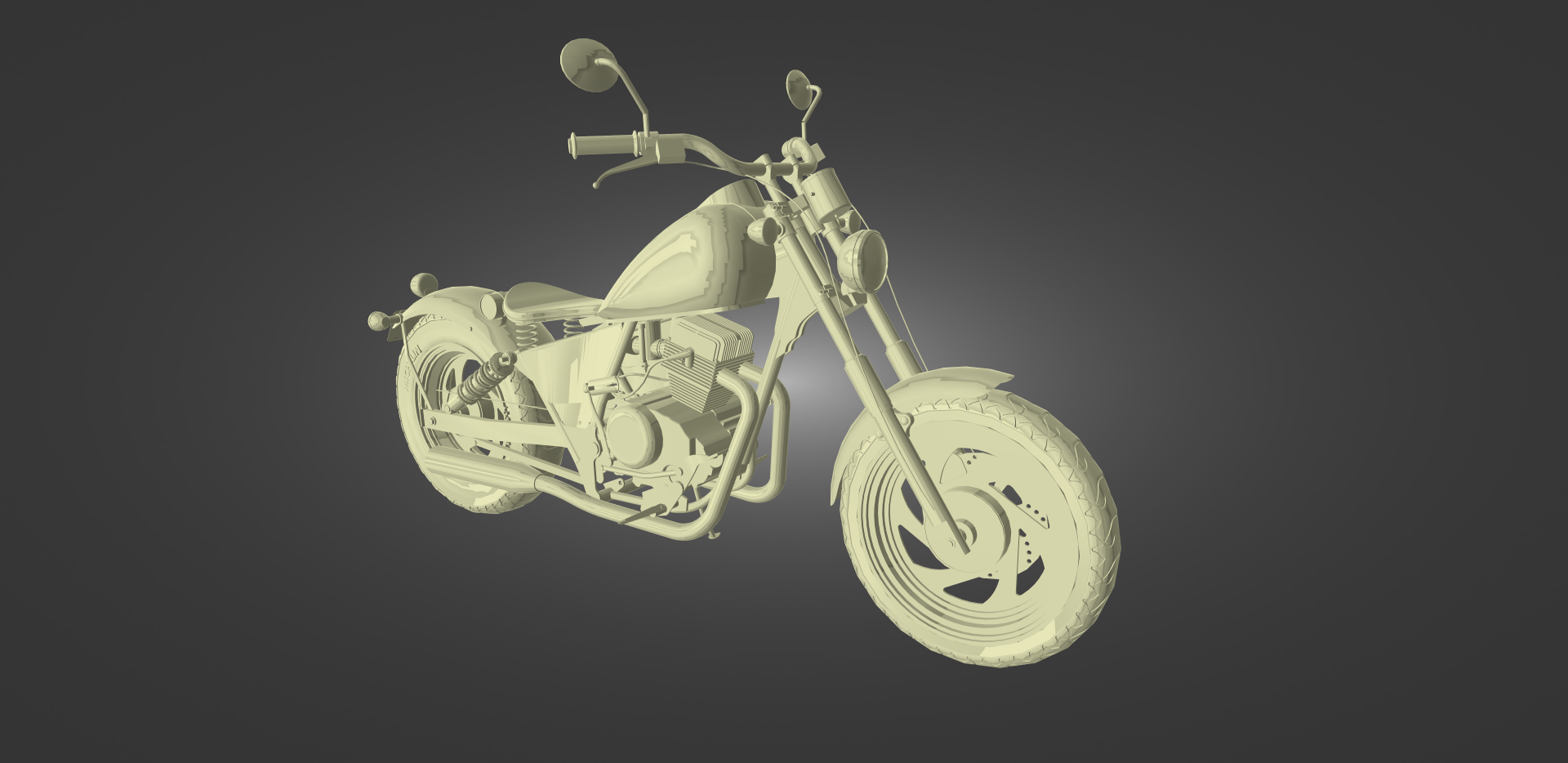 2012 Suzuki Rumtreiber 125 Fahrrad Motorrad Fahrzeug Räder Biker Sport moto Gang verbieten Engel retro 3D print model - Mito3D