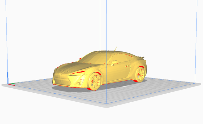 2012 toyota gt86 oyun oto araba araç otomobil 3d print model - Mito3D