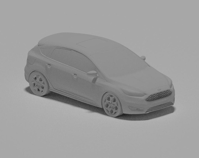 2015 Ford odak iii hatchback 3d print model - Mito3D