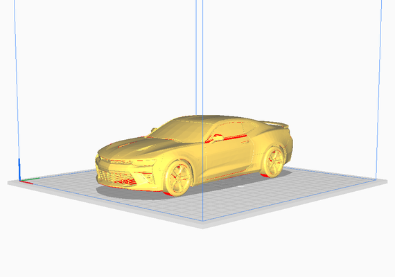 2016 chevrolet camaro ss oyun oto araba araç otomobil 3d print model - Mito3D