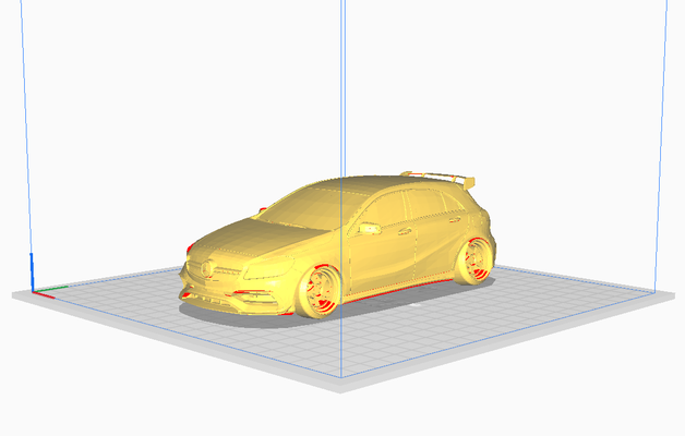 2016 mercedes benz a45 amg gioco auto macchina veicolo automobile 3d print model - Mito3D