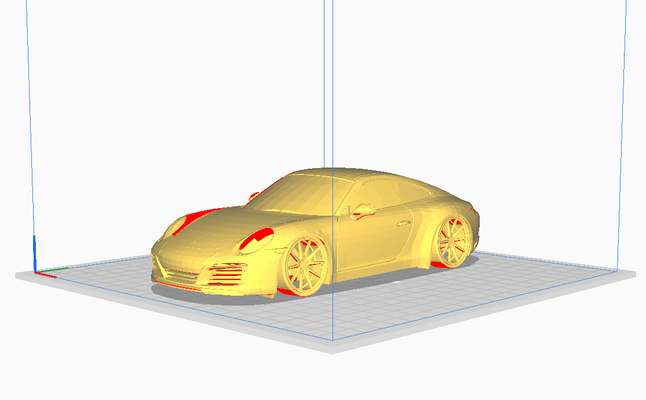 2016 porsche - 991 vossen game auto car vehicle automobile 3d print model - Mito3D