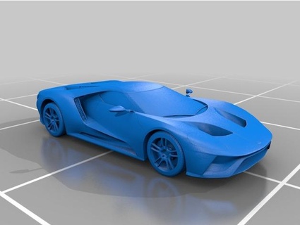 2017 ford gt cars tunning detail 3d print model - Mito3D
