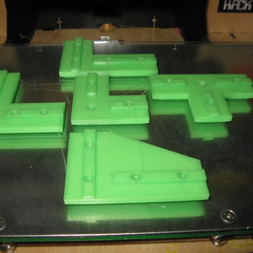 2020 aluminum extrusion plates tool misumi mount 3d printer parts building construction kit sets systems toys part 3D print model - Mito3D