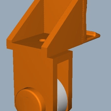 2020 bearing 90 degree filament guide version 1 tool 3d printer accessories adimlab adimlabs 3d print model - Mito3D