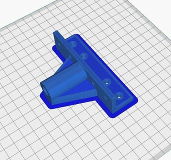 2020 bracket 10mm rod support Tools 3d printer parts 3d print model - Mito3D