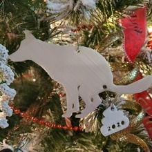 2020 chien caca Noël ornement merde arbre vacances covid pandémie 3d print model - Mito3D