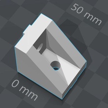 2020 extrusão fenda 5 canto suporte m5 ferramenta partes 3d print model - Mito3D