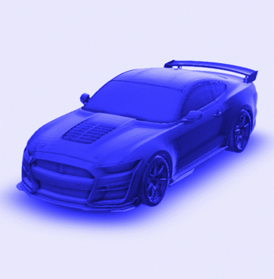 2020 gué mustang shelby gt500 accueil maison gt turbo voiture course suv véhicule asphalte gta forza rallier derby v8 3d print model - Mito3D