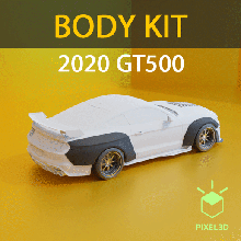 2020 gt500 cuerpo equipo guardabarros 30sept 01 Afinación pandemia hoonigan mustango ancho Shelby 3d print model - Mito3D