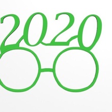 2020 obiettivo pack vari partito l'anno il nuovo anno Il le lenti 3d print model - Mito3D