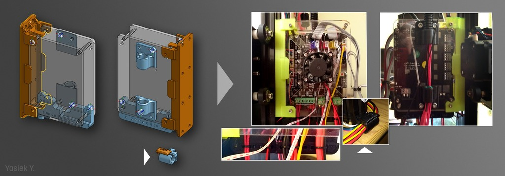2020 perfil cabo tarântula 3d impressora partes 3D print model - Mito3D