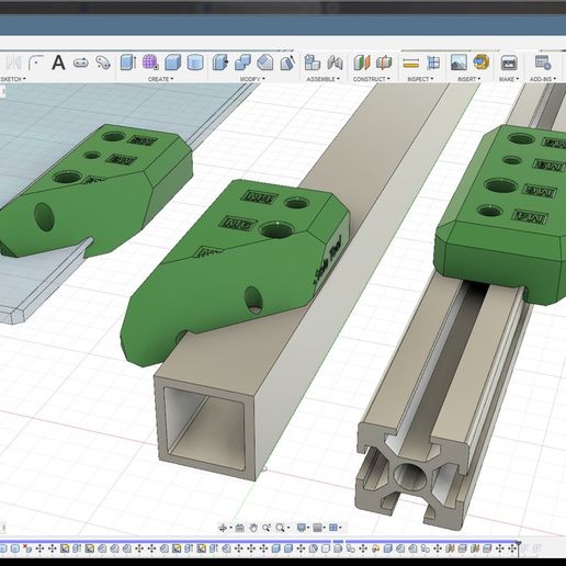 2020 profile hole tool 3D print model - Mito3D