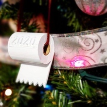2020 tp Weihnachten Dekoration Toilette Papier Ornament Ornamente 3d drucken gedruckt 3d print model - Mito3D
