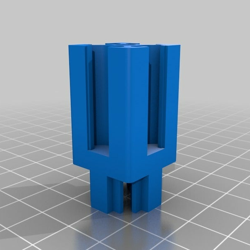 2020 v slot estrusione estensione 3d_printer_parts 3D print model - Mito3D