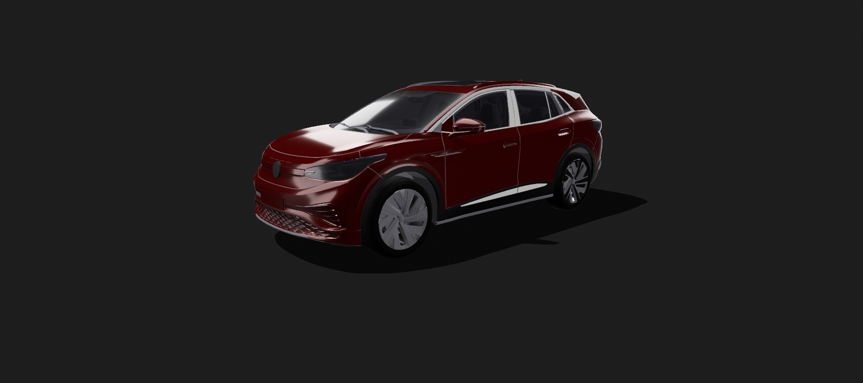 2021 Volkswagen id4 3D print model - Mito3D