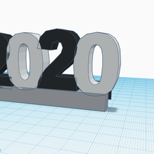 2021 anni anno 2020 feste Natale 3d print model - Mito3D