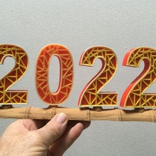 2022 chinese horoscope art china year design 3d print model - Mito3D