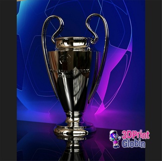 2023 champions league cup lug europe spanish king's fifa messi champion world club soccer trophy 3d print model - Mito3D