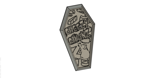 2023 cheezy chainz coffin ring halloween 3d print model - Mito3D