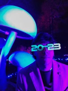 2023 Gözlük moda gafalar yeni yıl Yeni Yıl arifesi Parti disko neon parlamak Estilo 3d print model - Mito3D