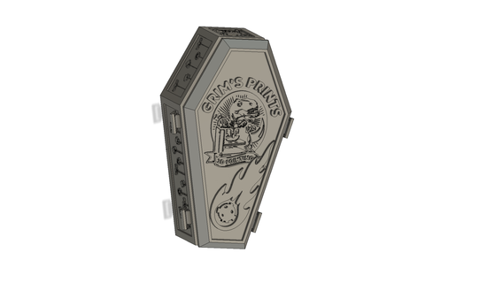 2023 grimlock coffin ring halloween 3d print model - Mito3D