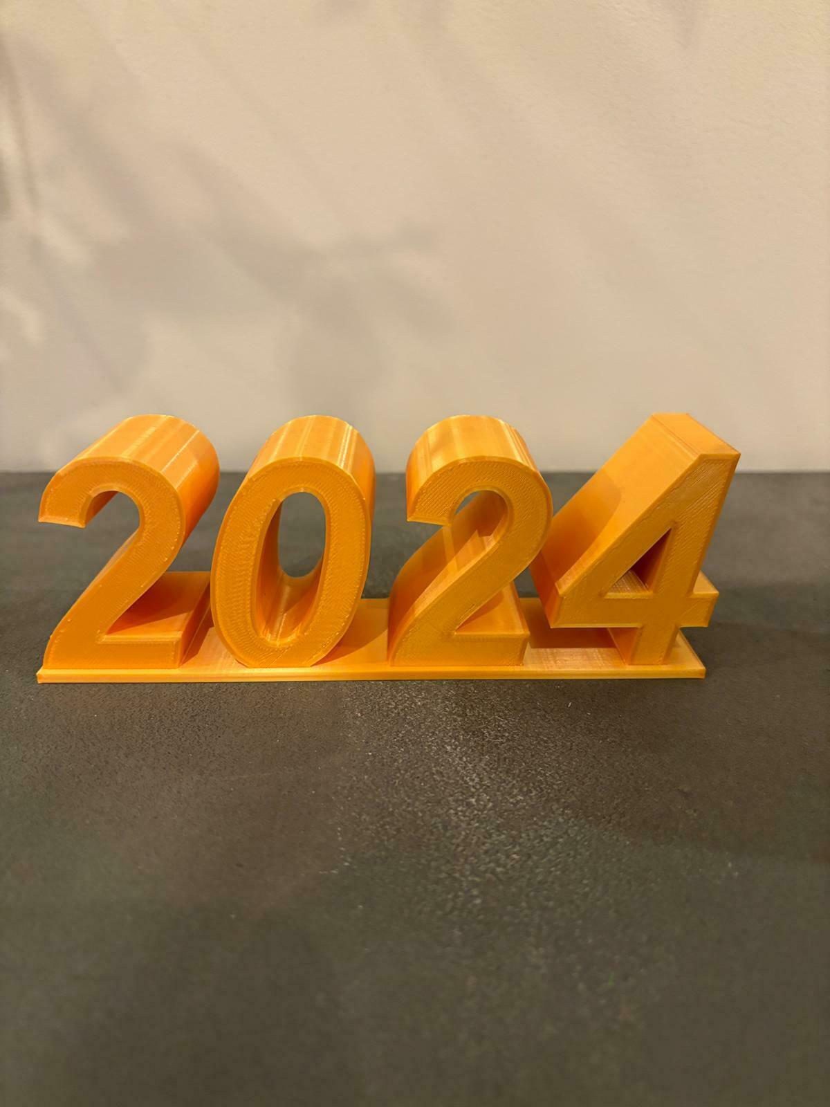 2024 logo Gadget new year 3D print model - Mito3D