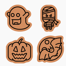 20 halloween cookie cutters vol2 cookiecutter cutter pumpkin sull 3d print model - Mito3D
