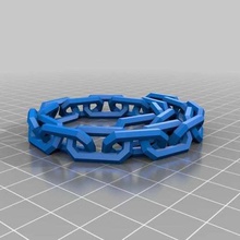 20 enlace cadena personalizado 3d print model - Mito3D