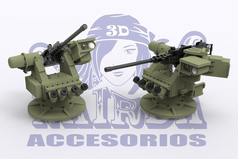 20 mm machine gun vbtp-mr guarani 1 35 Art replica  3d print model - Mito3D