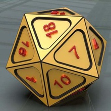20 sided dice game toy 3d print model - Mito3D