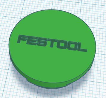 20mm runden Loch Stecker festool mft Werkzeuge 3D print model - Mito3D